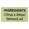 Aura Cacia - Essential Oil - Lemon - 0.5 Fl Oz